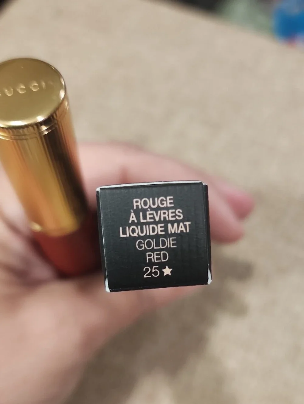 Gucci Liquid Matte Lip Colour - Goldie Red